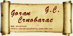 Goran Crnobarac vizit kartica